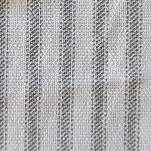 Striped Gray And White Ticking Throw Pillow Covers Set